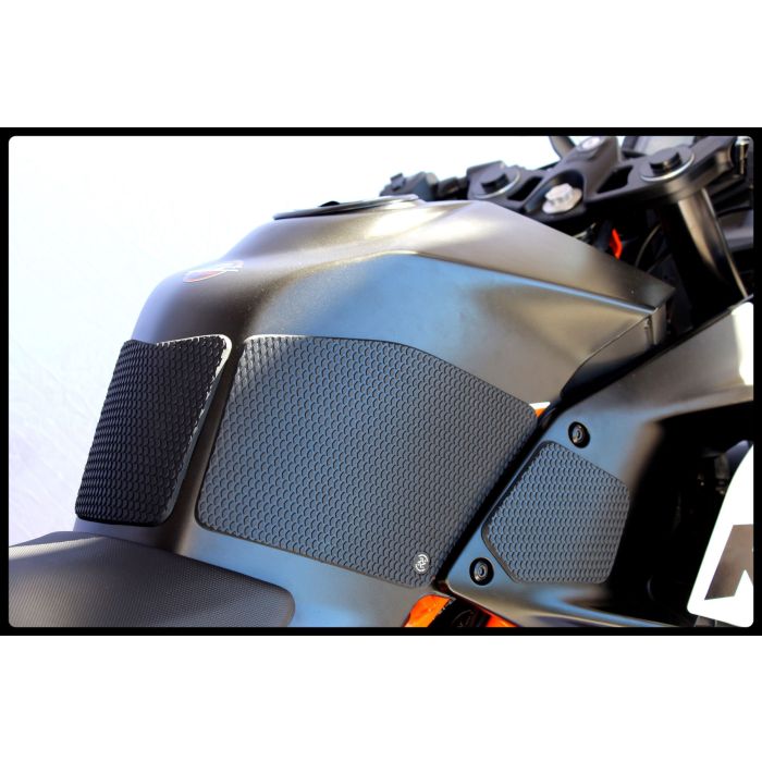 TechSpec KTM RC 390  (2014 - 2019) SnakeSkin Tank Grips: Free Center Tank Protector Included