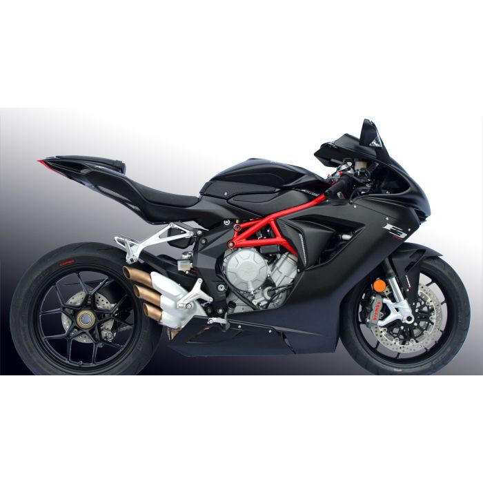 TechSpec MV AGUSTA F3  675 / 800  (2012 - CURRENT) SnakeSkin Tank Grips: Free Center Tank Protector Included