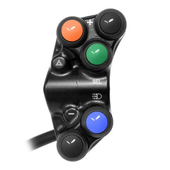 JETPRIME Street version left handlebar switch for Ducati Panigale V4/S/R 2018-24