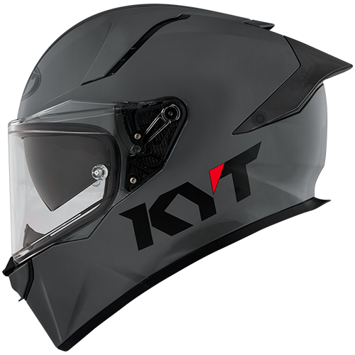 KYT R2R Solid Helmet - GRL Grey