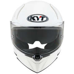 KYT R2R Solid Helmet - White (Gloss)