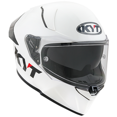 KYT R2R Solid Helmet - White (Gloss)