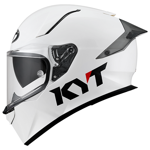 KYT R2R Solid Helmet - White (Gloss)