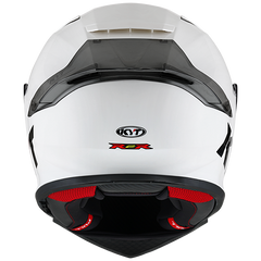 KYT R2R Solid Helmet - White (Gloss)