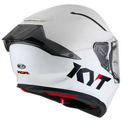 KYT R2R Solid Helmet - White (Gloss)