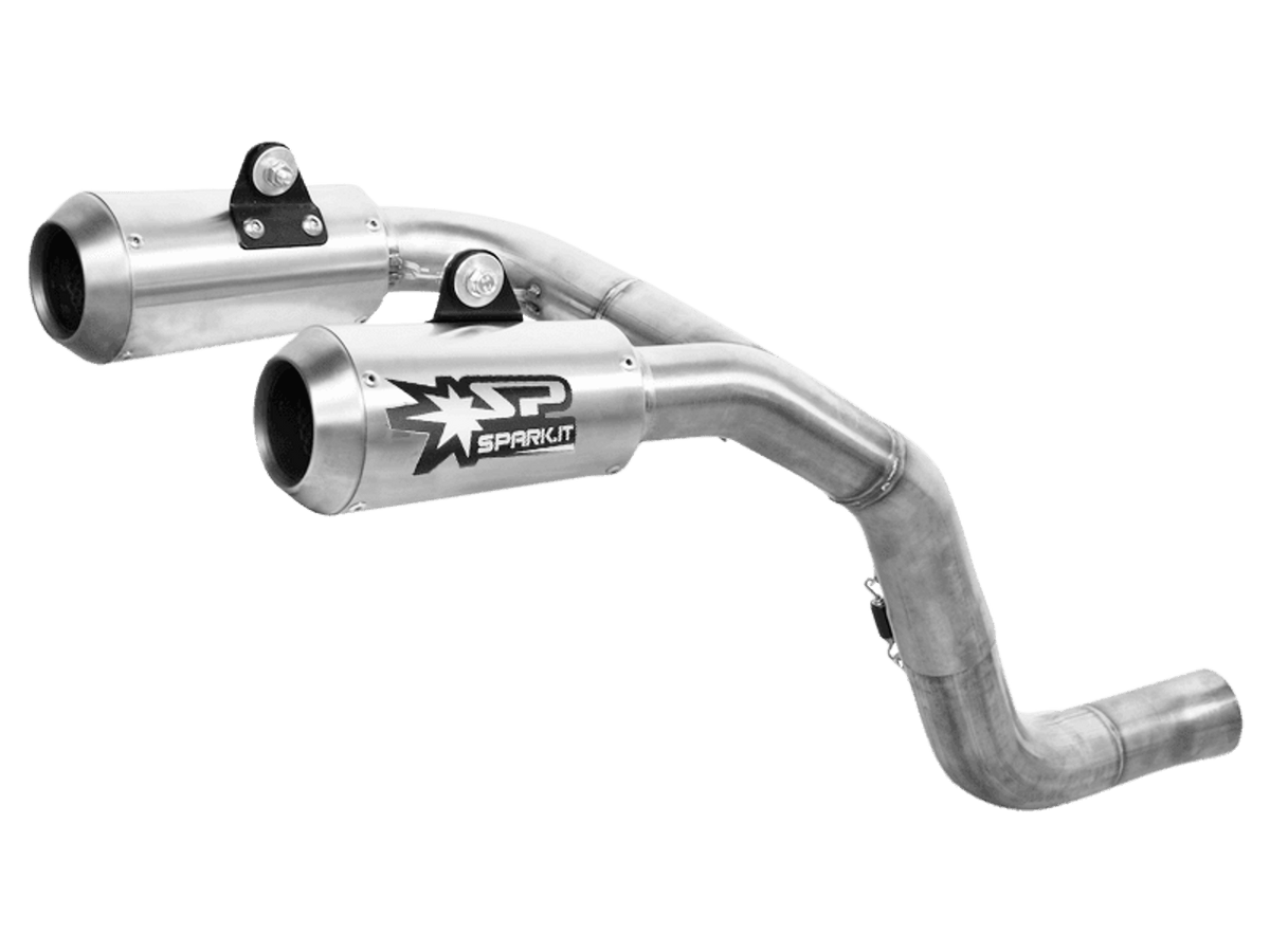 Spark Ducati Monster 1200 S/R High "Double-GP Titanium" Semi-Full Exhaust System (2016+)