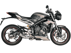 Spark Triumph Street Triple 765 R/RS Moto2 "Grid-O" Slip-On Exhaust (Cat Delete) (18-22)