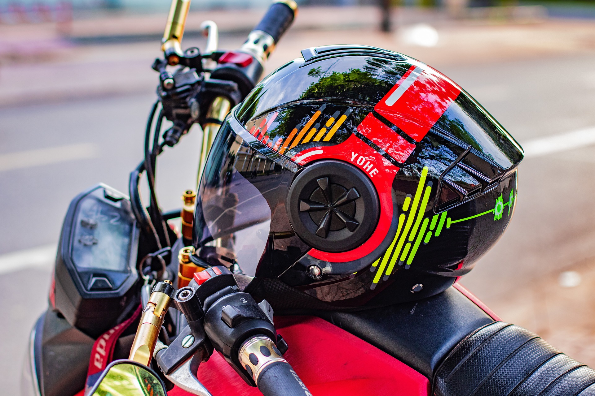 How to Lock Helmet to Motorcycle |  HHR Performance