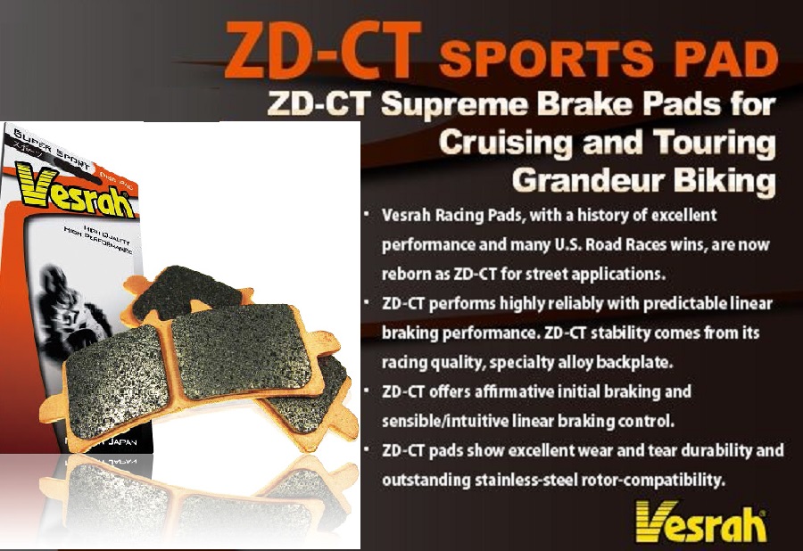 Vesrah Racing Brake Pads Application Guide