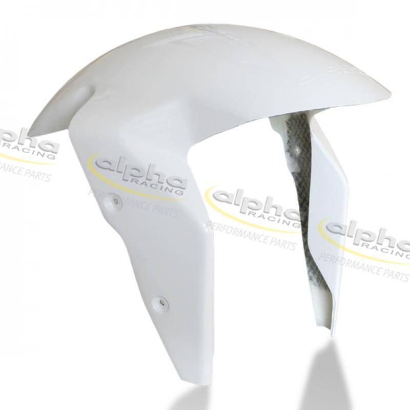 Alpha Racing Front fender GRP white EVO1 BMW S1000RR 2009-2018,HP4 2012-2014