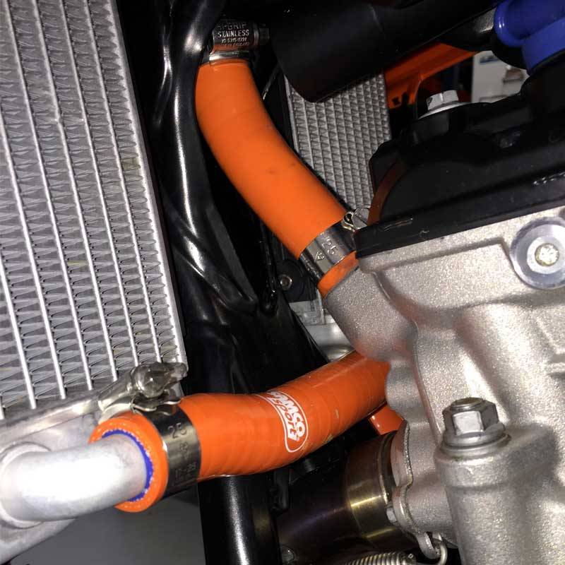 KTM 250 EXC  Thermostat Bypass 2017 3 Piece Samco Sport Hose Kit 
