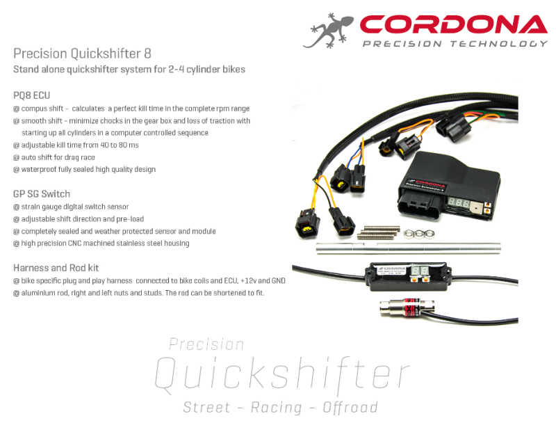 Cordona PQ8 Combo Quickshifter For DENSO And Mitsubishi Coils