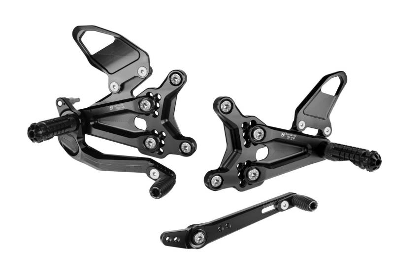 Bonamici Racing Aluminium Rearsets Triumph Speed Triple 1200 RS 2022 -