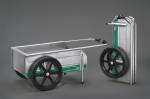 Alpha Racing Performance Parts - Foldit Paddock Wheel Cart Green