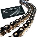 Accossato - EK 3D Racing Chain Black & Gold 120 Link / 520 pitch 520GP3D-120KG