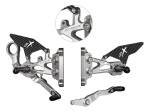 Extreme Components - Extreme Components Rearset BMW S1000RR 20-21 STD/GP silver w carbon