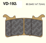 Vesrah - Vesrah Brake Pads VD-192XX BMW M1000RR 2021+ BMW S1000RR w/ NISSIN Calipers 2020-22