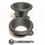 Carbon Smith - Carbon Smith 2020+ APRILIA RS660 DIMPLED VELOCITY STACKS FOR RACE EXHAUST