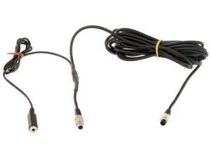 AiM Sports - AiM SmartyCam cable w/ ext. mic. jack, 4m, 712 7-pin/m to +/- wire