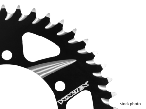 Vortex Racing 45 tooth 530 Aluminum Cat 5 Black Rear Sprocket: Black 452AK-41