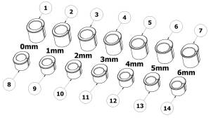 Attack Performance - ATTACK TRIPLE CLAMP KIT, GP, DUCATI, 748R, 749R, 996, 996R, 996S, 999R, 999S, 1098R, 1098S (53-56MM SS) (REPLACEMENT PARTS)