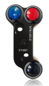 APX Racing - APX Racing THREE BUTTON ENGINE SWITCH  MV AGUSTA F3, F4 WITH AUXILIARY FUNCTION BREMBO OFFSET