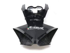 Extreme Components - Extreme Components black fiber upper stay w air duct Panigale V4
