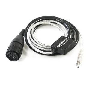 Alpha Racing Performance Parts - Alpha Racing Programming cable for HP Calibration kit 1/2 BMW S1000RR 2009-2011, HP4 2012-2014
