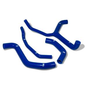 Samco Sport - Samco Sport 4 Piece Y-Piece Race Design Silicone Radiator Coolant Hose Kit Kawasaki ZX 10R / RR / KRT / SE 2016 - 2020