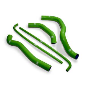 Samco Sport - Samco Sport 5 Piece (Full Hose Kit) Silicone Radiator Coolant Hose Kit Kawasaki KLR 650 A 1987 - 2007