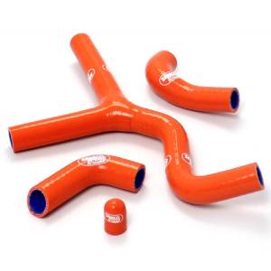 Samco Sport - Samco Sport 4 Piece Thermostat Bypass Silicone Radiator Coolant Hose Kit KTM 400 EXC | 520 EXC | 450 EXC | 525 EXC