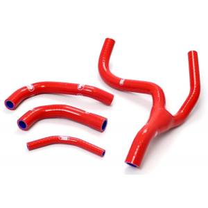 Samco Sport - Samco Sport 4 Piece Y-Piece Race Design Silicone Radiator Hose Kit Suzuki RM Z 250 2013 - 2018