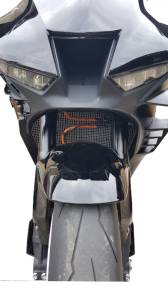 Fren Tubo - Fren Tubo Kevlar ABS Delete Brake lines Honda CBR1000RR-R SP  2021 (Brembo Caliper) Black Banjo\Black Fittings\Red lines