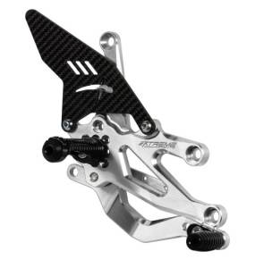 Extreme Components - Extreme Components RearsetYamaha R7 2021-22 STD/GP silver w carbon
