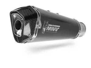 MiVV Exhausts - MIVV Slip-On Delta Race Black Stainless Steel Exhaust For KAWASAKI Z H2 / SE 2020 - 2022