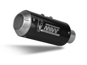 MiVV Exhausts - MIVV Slip-On MK3 Carbon Exhaust For TRIUMPH SPEED TRIPLE 1050 R / S / RS 2018 - 2020