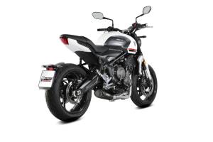 MiVV Exhausts - MIVV X-M5 Black Stainless Steel Full System Exhaust For TRIUMPH TRIDENT 660 2021 - 2022