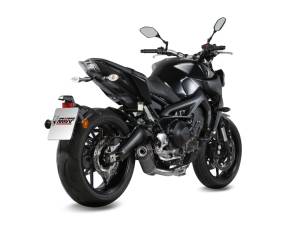 MiVV Exhausts - MIVV Oval Carbon With Carbon Cap Full System Exhaust For YAMAHA MT-09 / FZ-09 2013 - 2020
