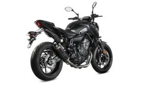 MiVV Exhausts - MIVV GP Black Stainless Steel Full System High Exhaust For YAMAHA MT-07 / FZ-07 2014 - 2022