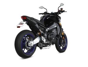 MiVV Exhausts - MIVV X-M5 Black Stainless Steel Full System Exhaust For YAMAHA MT-09 / SP / FZ-09 2021 - 2022
