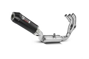 MiVV Exhausts - MIVV Oval Carbon With Carbon Cap Full System Exhaust For YAMAHA Tracer 9 / GT 2021 - 2022
