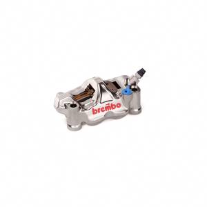 Brembo - Brembo Caliper, Right, P4 32mm, GP4-rx, Billet 2-Piece, 108mm Radial Mount, Front, Nickel
