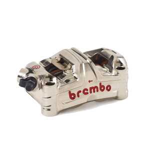 Brembo - Brembo Caliper, Left, P4 30mm, GP4-ms, Billet Monobloc, 100mm Radial Mount, Front, Nickel