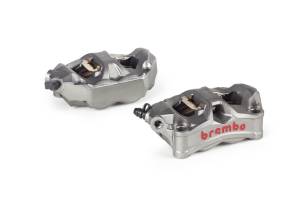 Brembo - Brembo Caliper Set, P4 30mm, StyleMA, Cast Monobloc, 100mm Radial Mount, Front, Titanium Grey