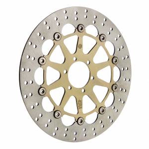 Brembo - Brembo Disc, 320x4.0mm, 6 Bolt, Floating, Gold Carrier, Ducati