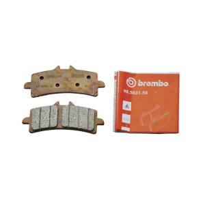 Brembo - Brembo Brake Pad Set, TT 2910 HH Sintered, 7.7mm Thick, 4.5mm Backing Plate, for M4, M50, GP4-rs, GP4-rx, .484 Cafe, Shape C
