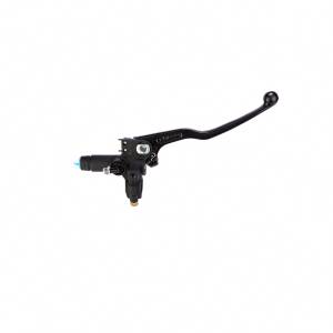Brembo - Brembo Master Cylinder, Brake, PS 16 without Reservoir w/ Lever .50, Axial, Front, Black