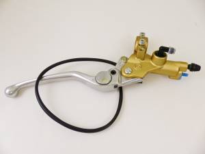 Brembo - Brembo Master Cylinder, Brake, PS 15x25 without Reservoir w/ Polished Adj. Lever .50, Axial, Front, Gold