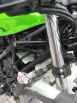 Carbonin - Carbonin Avio Fiber Radiator Upper-Rear Extractor 2018-2020 Kawasaki ZX-400 Ninja - Image 2