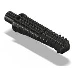 Attack Performance - ATTACK PERFORMANCE FOOT PEG, PINCH -TYPE, STD 85MM, BLACK - Image 1
